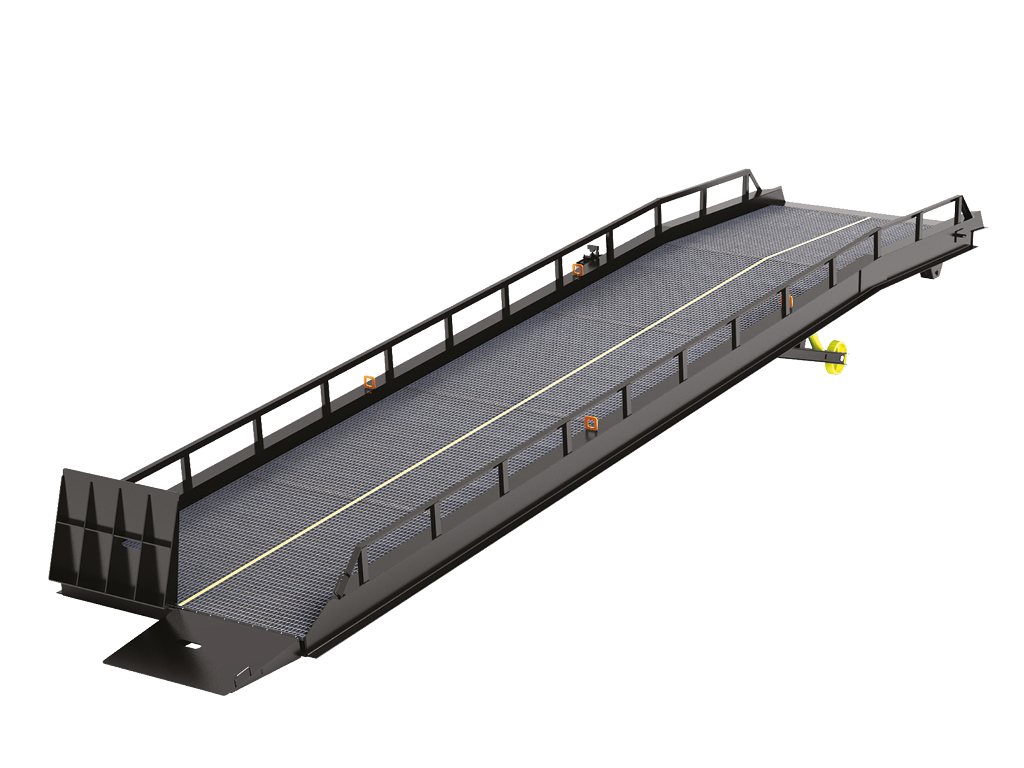 Mobile ramp supported on a car body, RMTS series